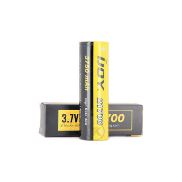 iJoy 21700 3750mAh 40A High Drain Rechargeable Battery designed for high-performance vaping, featuring a capacity of 3750mAh and a maximum continuous discharge current of 40A for reliable power.