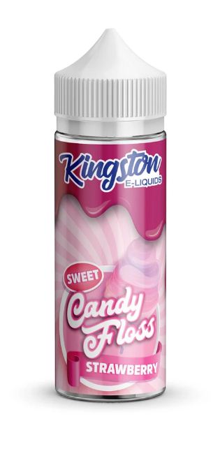 Kingston Candy Floss - Strawberry E-Liquid 100ml | Sweet Cotton Candy Flavor