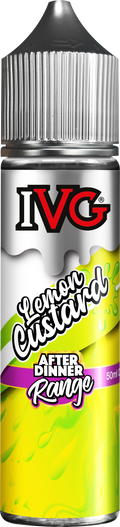 After Dinner Range by IVG featuring premium dessert-inspired e-liquids, crafted with high-quality ingredients for a smooth vaping experience after meals.
