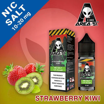 Area 51 10ml Flavour 10mg/ml 20mg/ml Nicotine Salt BOX OF 10 BOTTLES