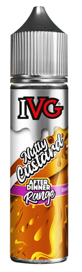 After Dinner Range by IVG featuring premium dessert-inspired e-liquids, crafted with high-quality ingredients for a smooth vaping experience after meals.