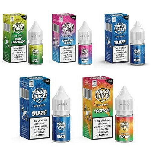 Pukka Juice Nic Salt E Liquids 10MG/20mg