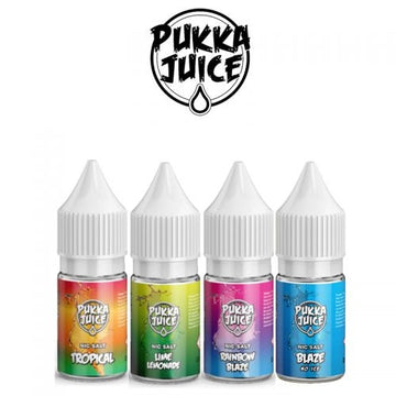 Pukka Juice Nic Salt E Liquids 10MG/20mg