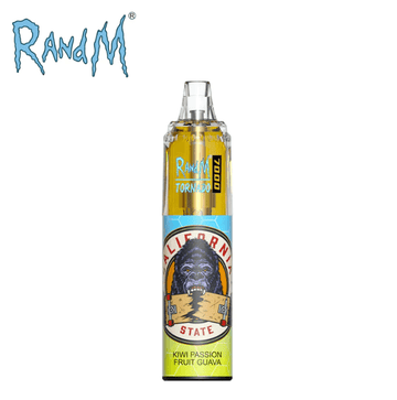 R and M Tornado 7000 Puffs 10 Gorilla Vapes Kiwi Passion Fruit Guava