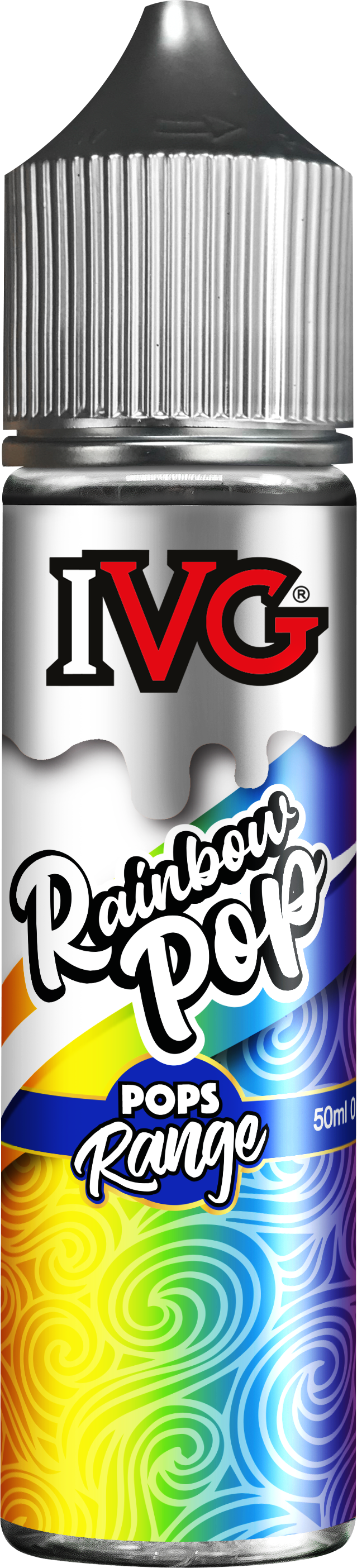 IVG Pops Range featuring e-liquids inspired by hard candy flavors like Blue Pop and Caramel Lollipop, available in 50ml short fill bottles with a 70% VG blend for rich flavor and vapor production.