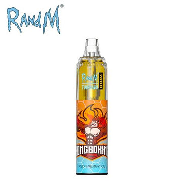 Randm Tornado Red Energy Ice 7000 Disposable - £9.98