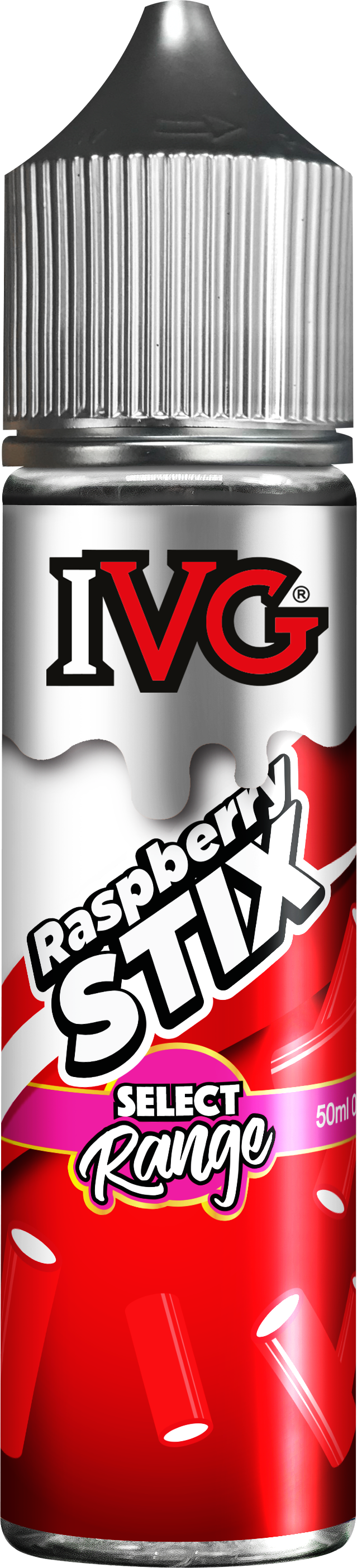 IVG Select Range featuring premium e-liquids like Bubblegum and Strawberry Laces, available in 100ml short fill bottles with a 70% VG blend for rich flavor and vapor production.