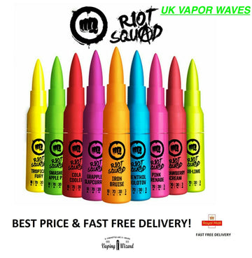 Riot Squad Shortfill 50ml E-Liquid (0mg) 1 Free Nic Shot