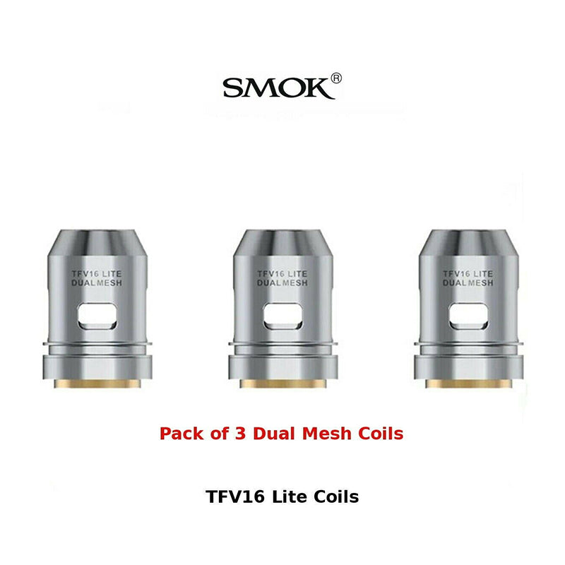 SMOK TFV16 Lite Coils - Conical & Dual Mesh Coils (Pack of 3) - Vapourse