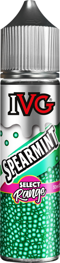 IVG Select Range featuring premium e-liquids like Bubblegum and Strawberry Laces, available in 100ml short fill bottles with a 70% VG blend for rich flavor and vapor production.