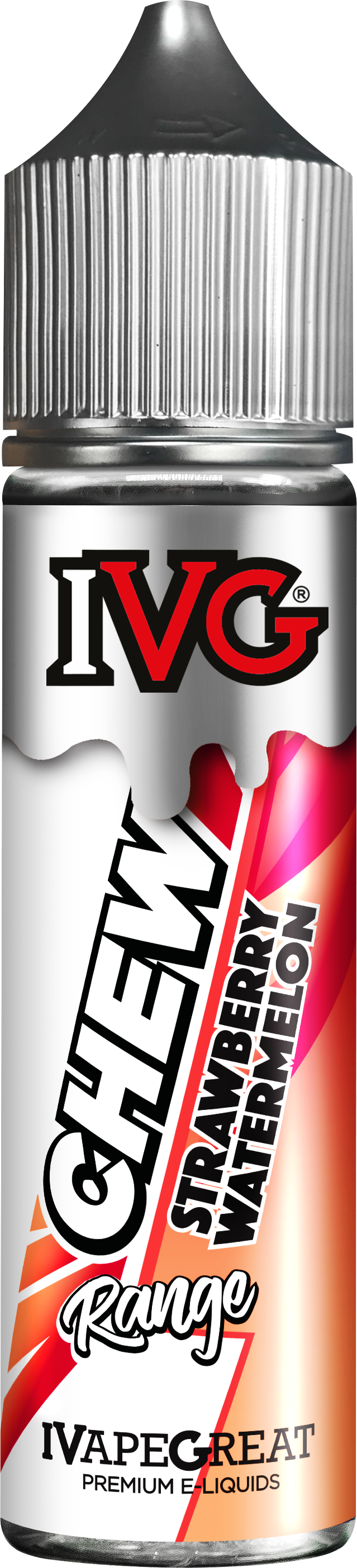 IVG Chew Range e-liquids featuring a variety of flavors inspired by classic chewing gum, crafted with a 70% VG blend for rich flavor and vapor production in 50ml bottles.