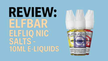 ELFBAR ElfLiq Nic Salts - 10ml E-Liquids: Premium Vaping in the UK and Manchester with Vapourse.co.uk