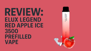 Elux Legend Red Apple Ice 3500 Prefilled Vape: Crisp & Cool Vaping in the UK & Manchester