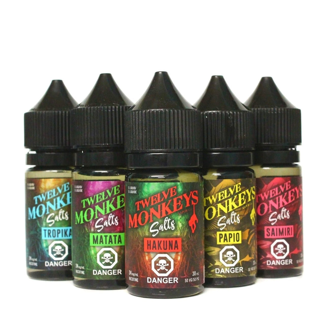 12 Monkeys Nic Salt Twelve Monkey E Liquid Vape Salts 20mg - Vapours