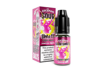 SOUR CHERRY BERRY 10ML NIC SALT THE JUICEMAN Pack of 10