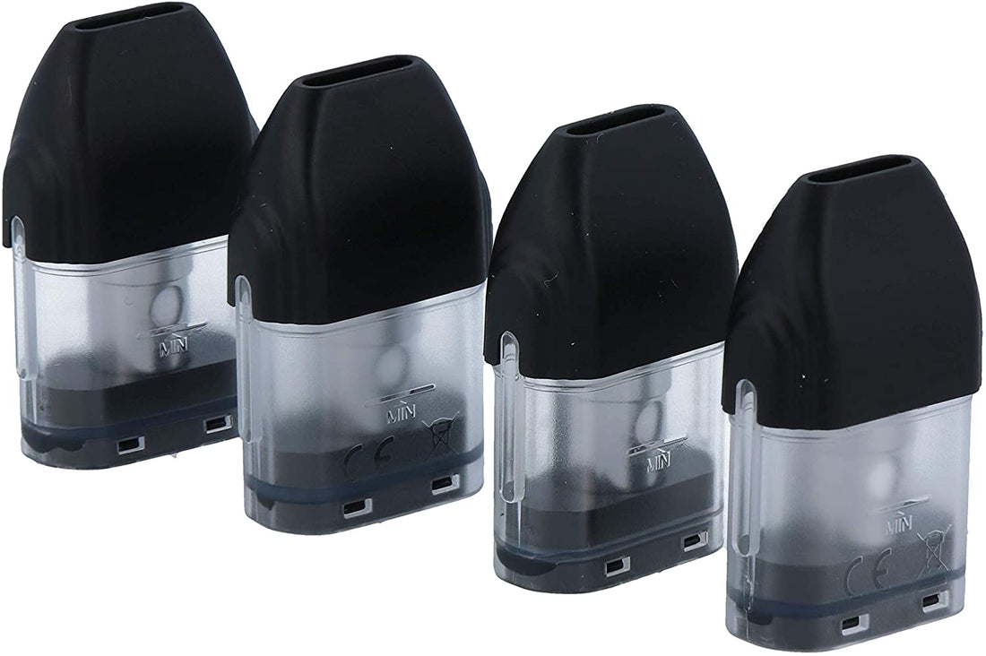 (4 - Pack) Authentic Uwell Caliburn Replacement Pod Cartridge No Nicotine - Vapours