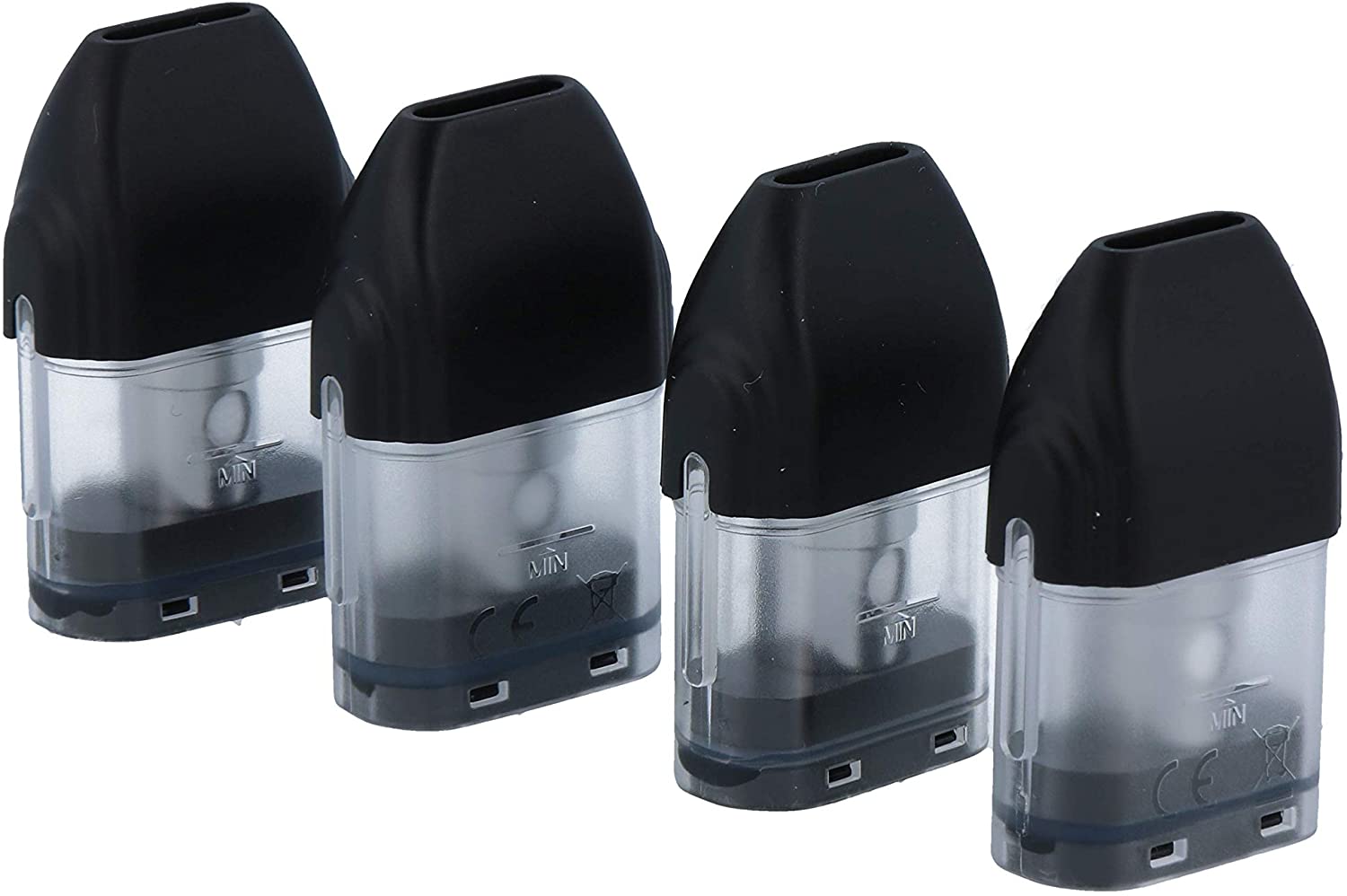 (4 - Pack) Authentic Uwell Caliburn Replacement Pod Cartridge No Nicotine - Vapours