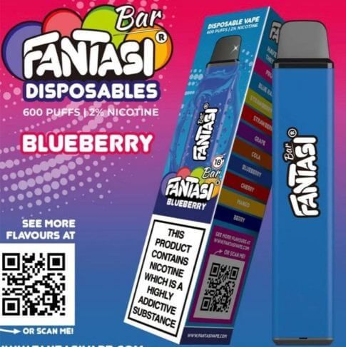 FANTASI 600 Puffs Disposable Pod Device £3.99