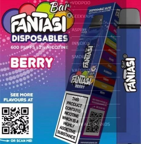FANTASI 600 Puffs Disposable Pod Device £3.99