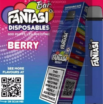 FANTASI 600 Puffs Disposable Pod Device £3.99