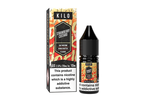 STRAWBERRY CUSTARD 10ML NIC SALT KILO