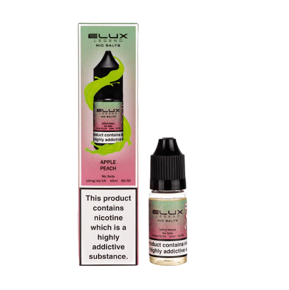 Apple Peach Nic Salt E-Liquid by Elux Legend - Pack of 10 - Vapourse