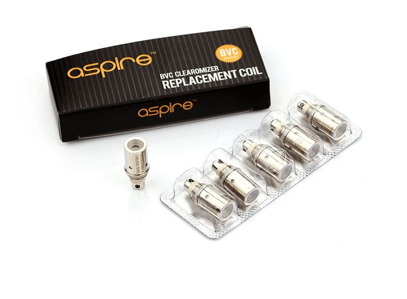 Aspire BVC Dual Replacement Atomizer Coils - 1.6Ω & 1.8Ω - Vapourse