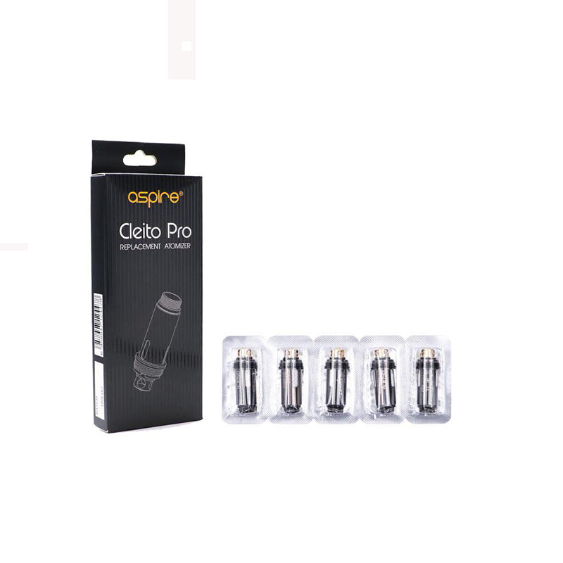 Authentic Aspire Cleito Pro Replacement Coils - 0.5 Ohm (Pack of 5) - Vapourse