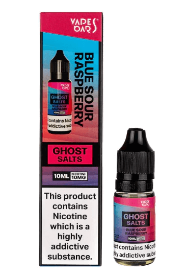 Blue Sour Raspberry Ghost Nic Salts Vape Bars - 10ml - Vapourse