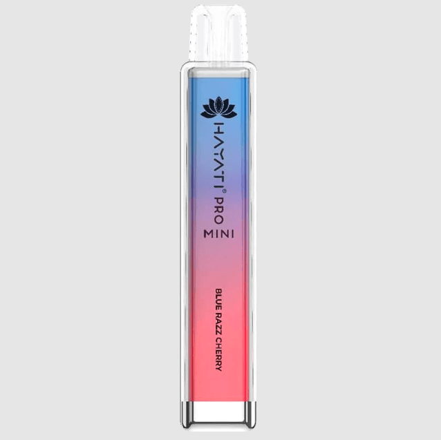 Blue Razz Cherry Hayati Pro Mini 600 Disposable Vape - Box of 10 | 20mg Nicotine - Vapourse