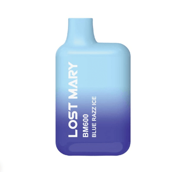 Blue Razz Ice Lost Mary BM600 Disposable Vape - Box of 10 | Refreshing Flavor & 600 Puffs - Vapourse
