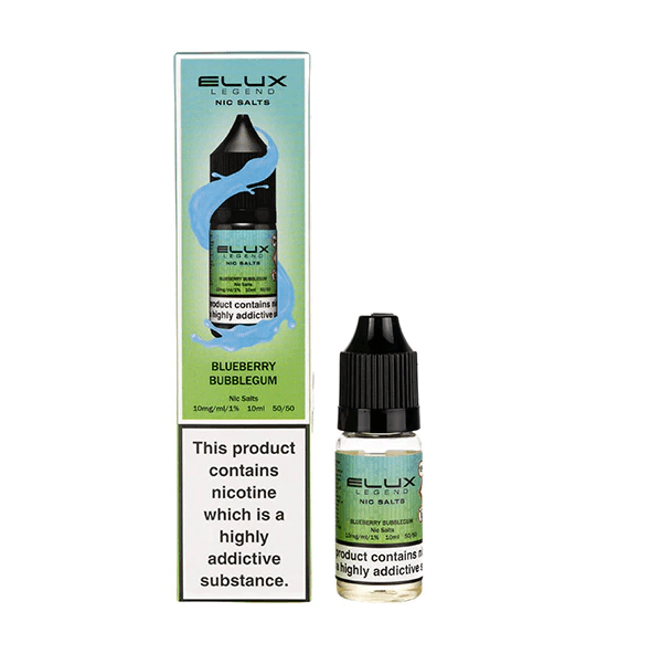 Blueberry Bubblegum Nic Salt E-Liquid by Elux Legend - Pack of 10 - Vapourse