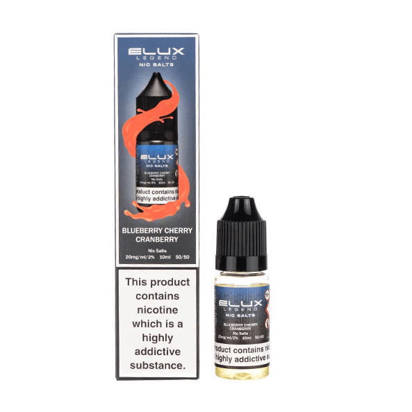 Blueberry Cherry Cranberry Nic Salt E-Liquid by Elux Legend - Pack of 10 - Vapourse