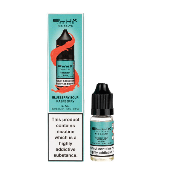 Blueberry Sour Raspberry Nic Salt E-Liquid by Elux Legend - Pack of 10 - Vapourse