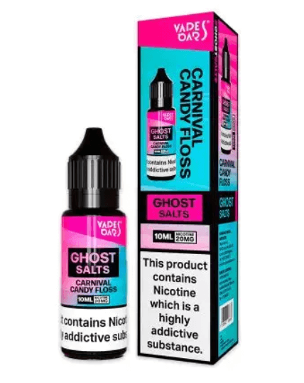 Carnival Candy Floss Ghost Nic Salts Vape Bars - 10ml - Vapourse