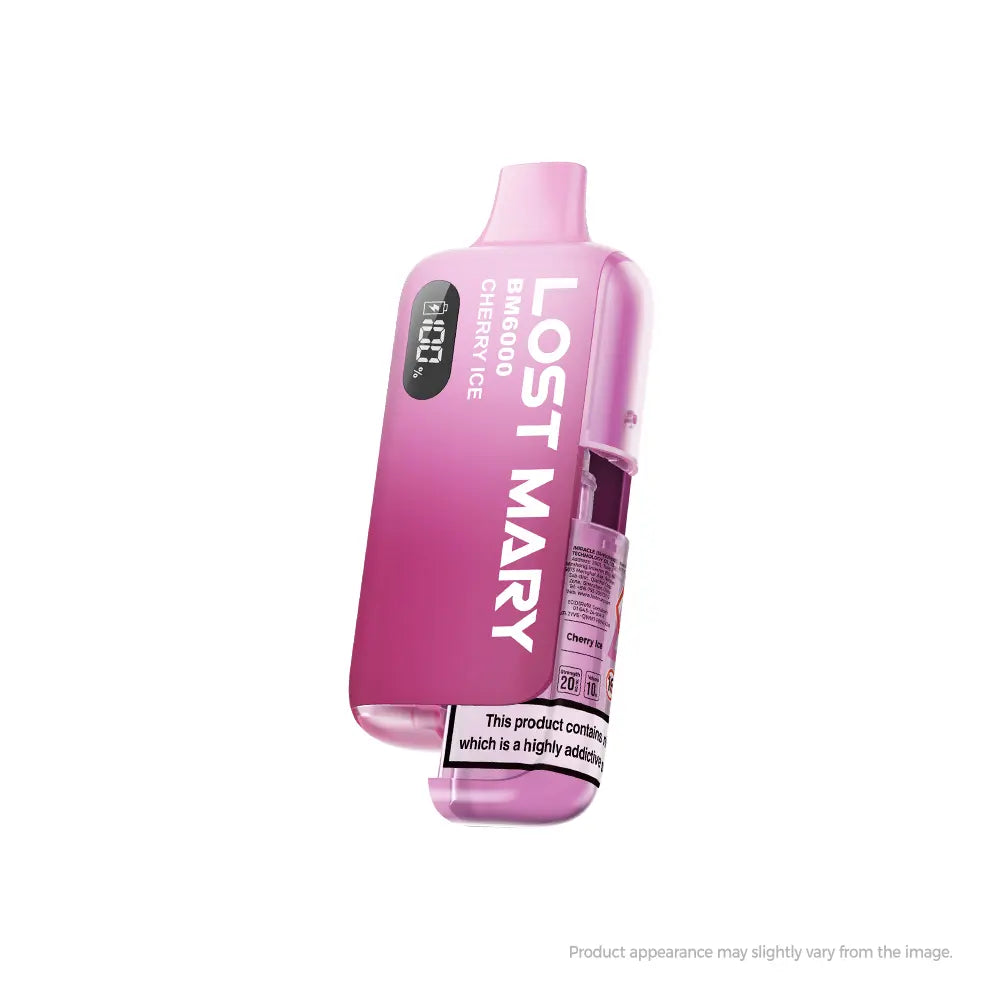 Cherry Ice Lost Mary BM6000 Disposable Vape Kit - 20mg | Up to 6000 Puffs - Vapourse