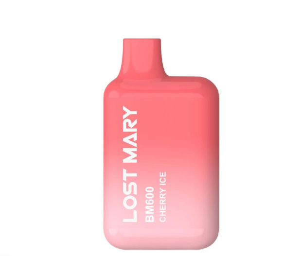 Cherry Ice Lost Mary BM600 Disposable Vape - Box of 10 | Refreshing Cherry & Menthol Flavor - Vapourse