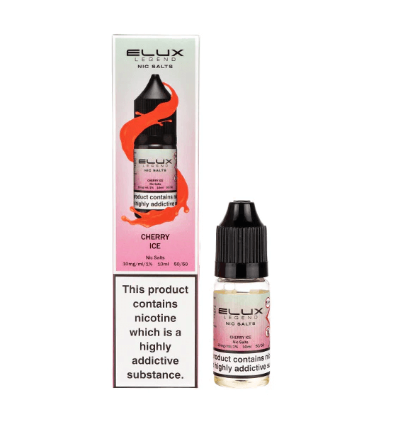 Cherry Ice Nic Salt E-Liquid by Elux Legend - Pack of 10 - Vapourse