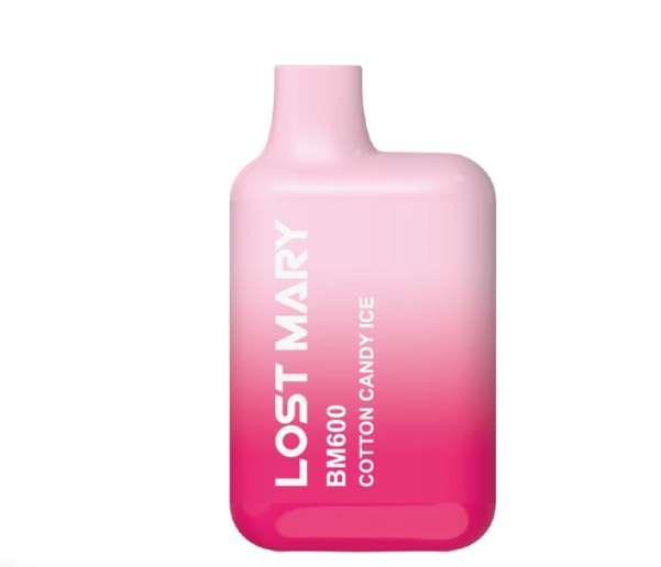 Cotton Candy Ice Lost Mary BM600 Disposable Vape - Box of 10 | Sweet & Icy Flavor - Vapourse