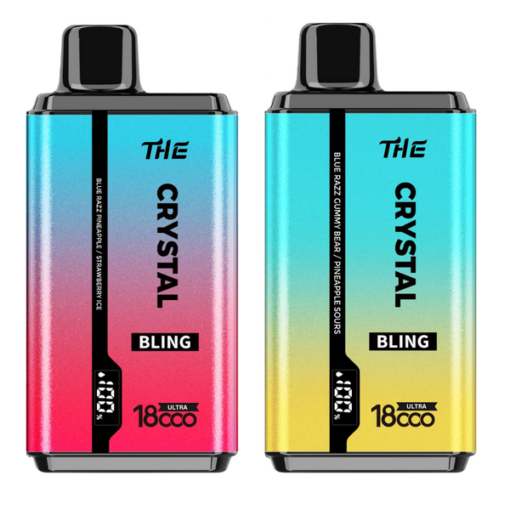 The Crystal Bling Ultra 18000 Disposable Vape - Dual Flavor Experience - Vapourse