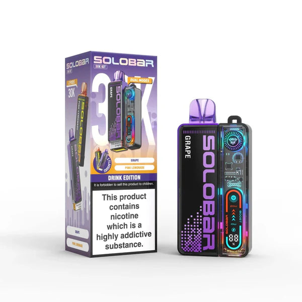 SOLOBAR 30K Prefilled Pod Vape Kit | Vapourse SOLOBAR 30K Prefilled Pod Vape Kit | Vapourse