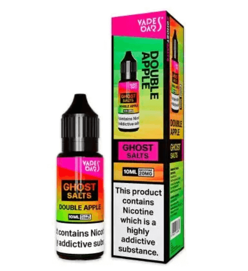 Double Apple Ghost Nic Salts Vape Bars - 10ml - Vapourse