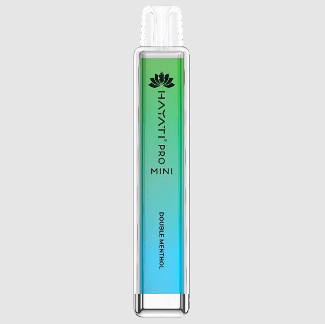 Double Menthol Hayati Pro Mini 600 Disposable Vape - Box of 10 | 20mg Nicotine - Vapourse