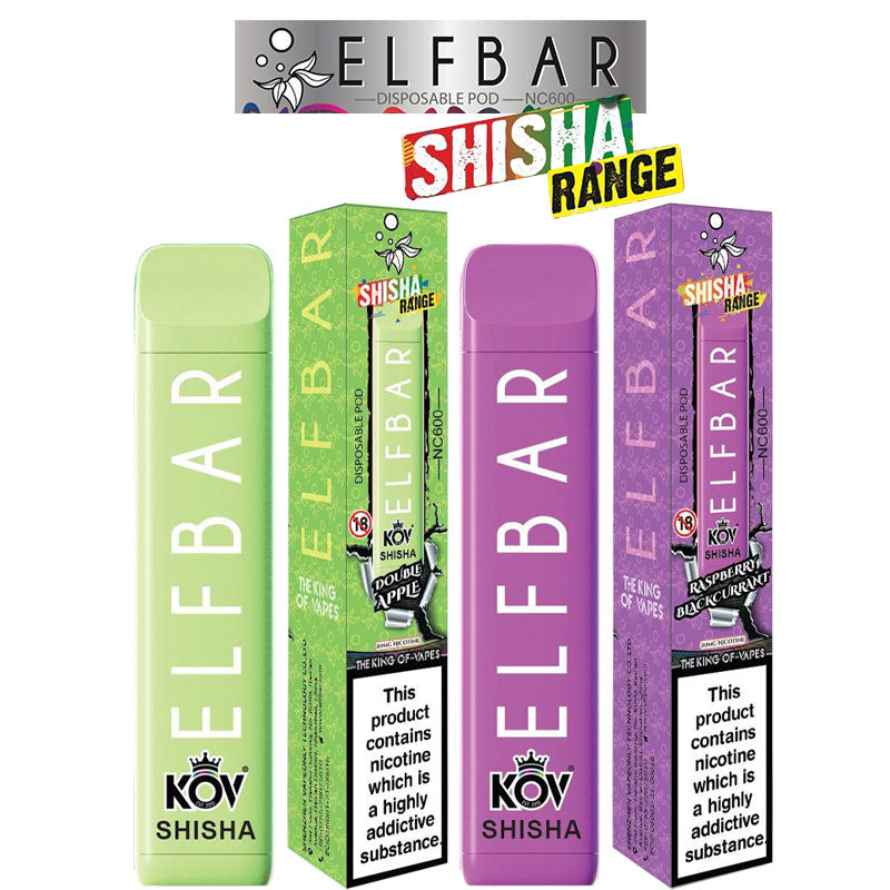 ELF BAR KOV Shisha NC600 Disposable Pod Device - 20mg - Vapourse