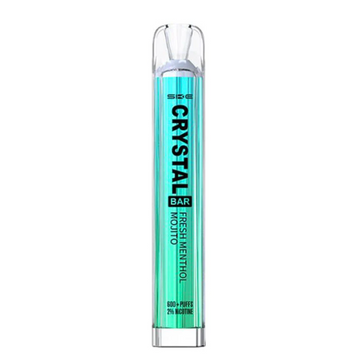 Fresh Menthol Mojito SKE Crystal 600 Puffs Disposable Vape Device - Box of 10 - Vapourse