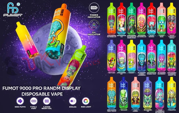 Fumot RandM Digital Box 12000 Disposable Vape - 20ml, Rechargeable, LED Display - Vapourse