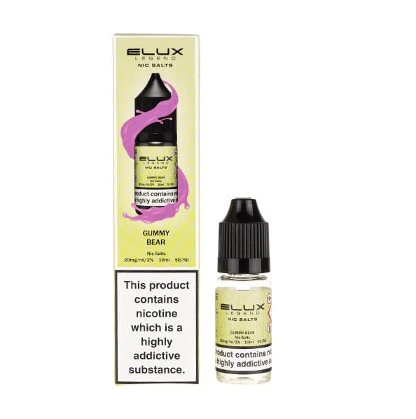 Gummy Bear Nic Salt E-Liquid by Elux Legend - Pack of 10 - Vapourse