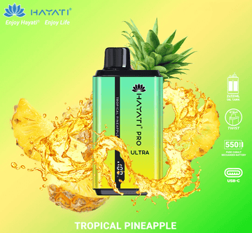 Hayati Pro Ultra 15000 puffs Vape Tropical Pineapple £9.60