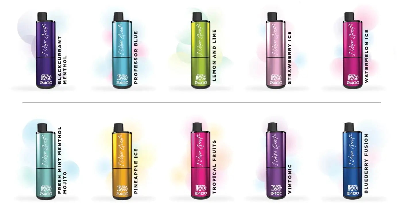 IVG 2400 Strawberry Ice 2400 Disposable Vape - £9.99