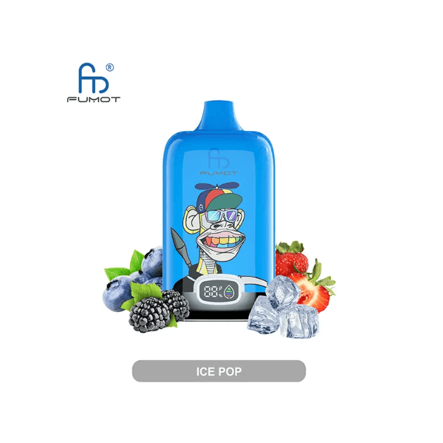 Ice Pop Fumot Digital Box 12000 Disposable Vape - Vapourse